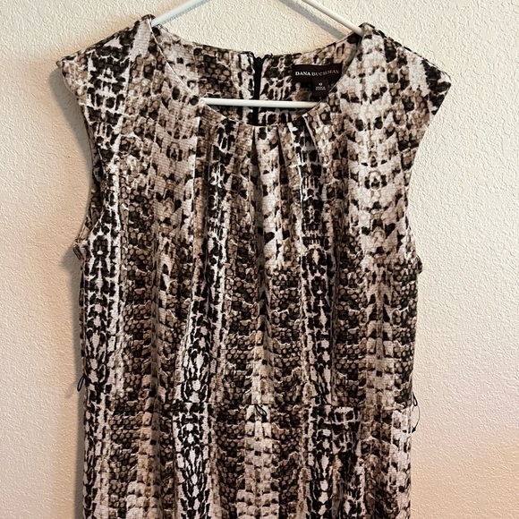 Dana Bachman Snake Skin Pattern Dress Size 12 - Picture 6 of 8